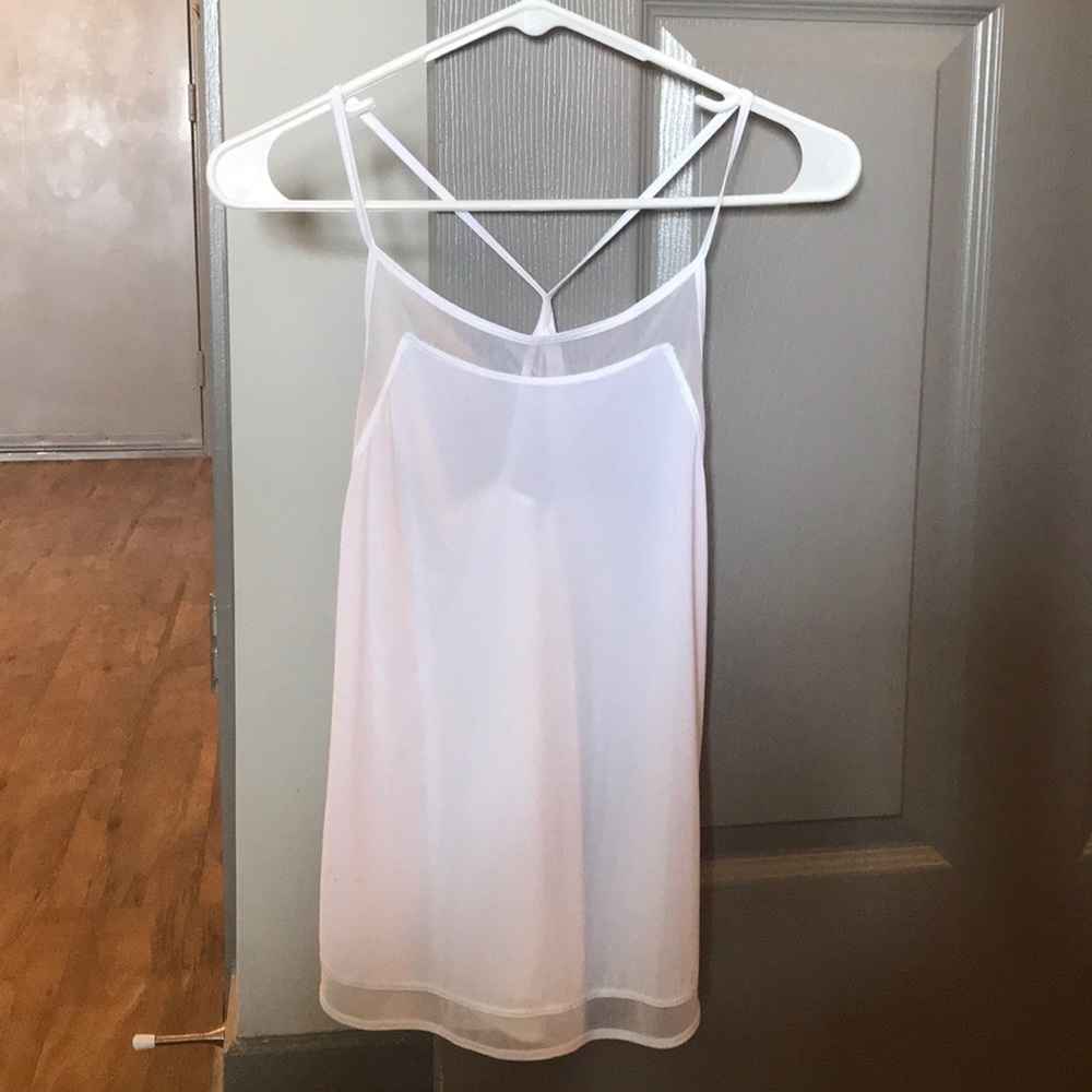 Lululemon white tank top